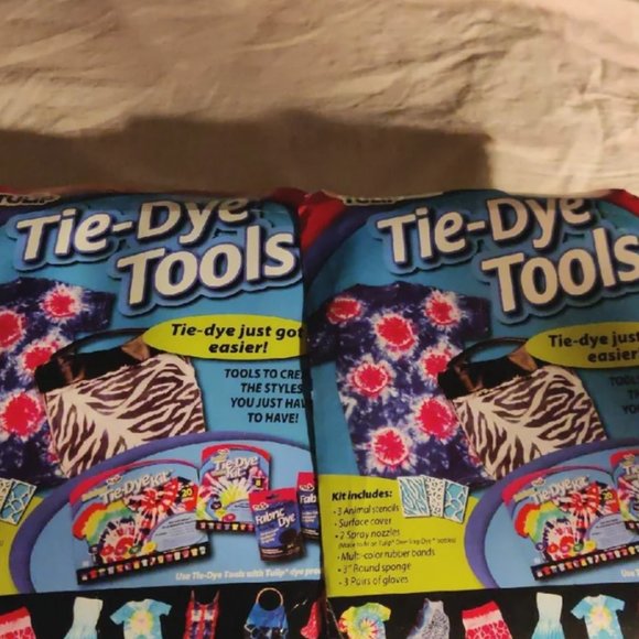 - Lot of 2 Tulip Tie-Dye Tools Kits-New and sealed - Picture 1 of 3